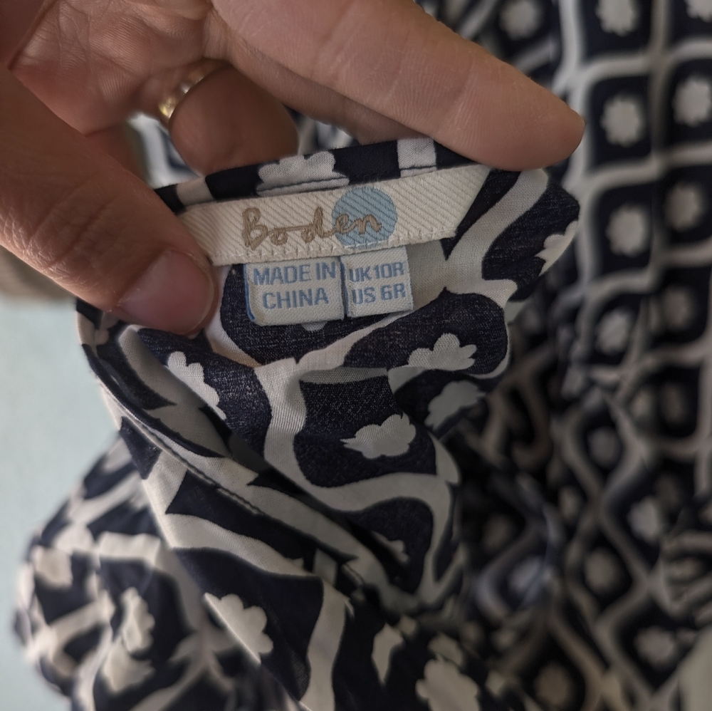 Boden‎ Esmeralda Beach Kaftan Size 6r - Picture 3 of 7